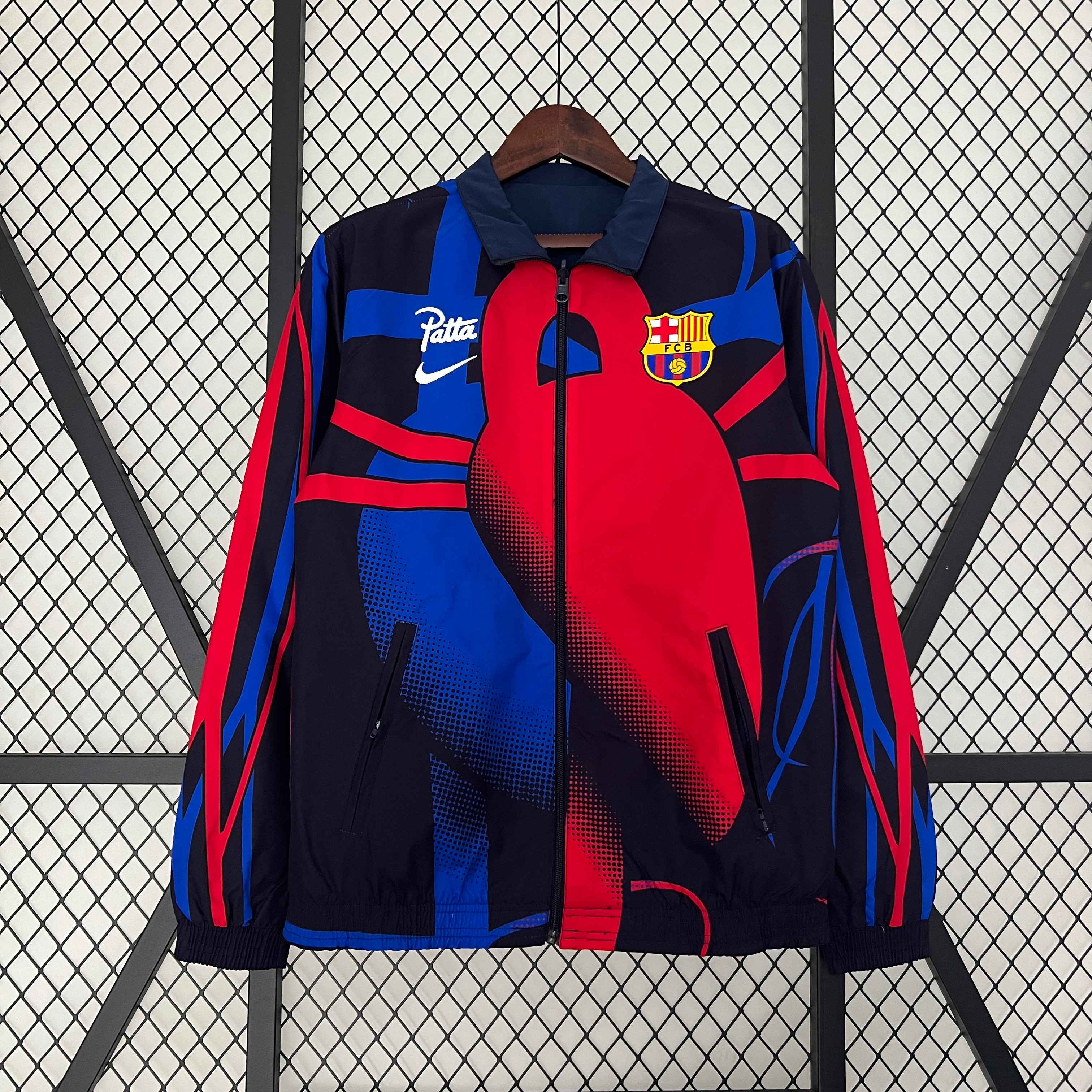 Fc Barcelona 23-24 Windbreaker Reversible