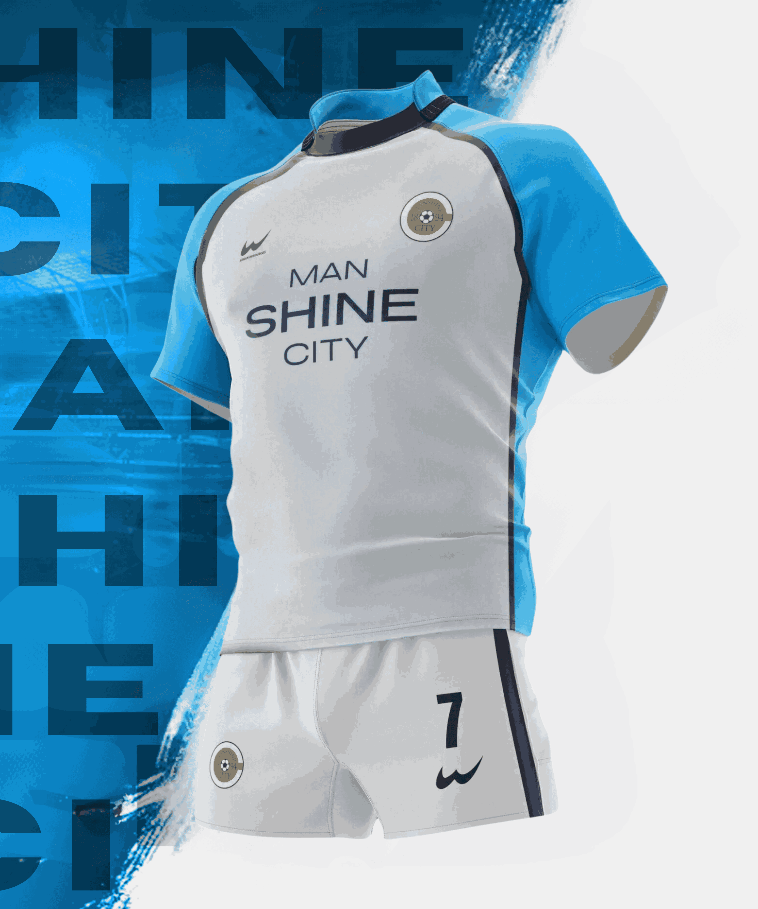 Blue Lock Jersey - Manchine City (FULL COSPLAY)