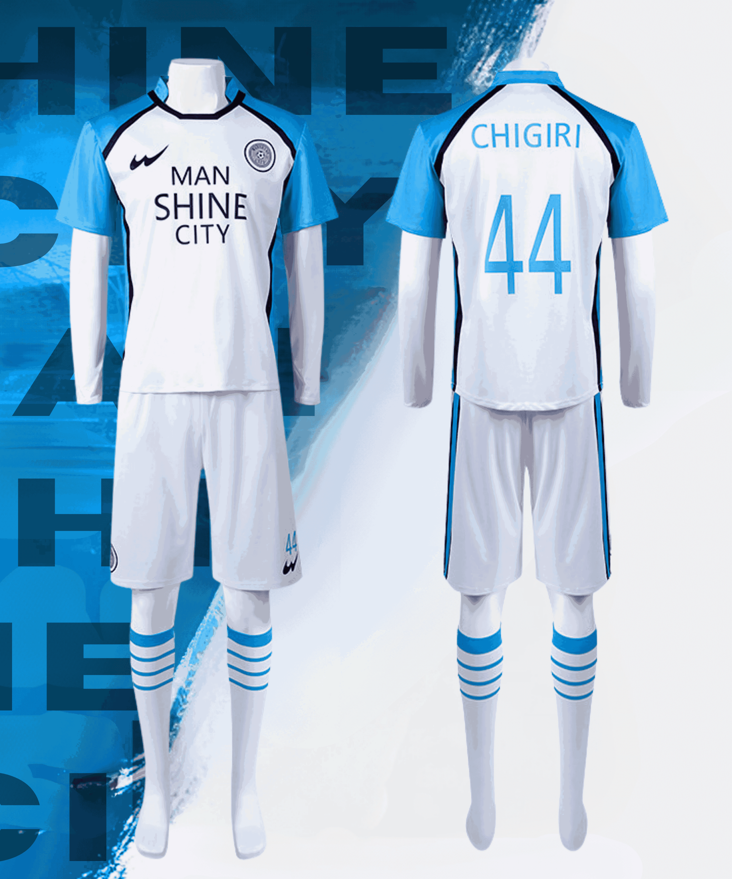 Blue Lock Jersey - Manchine City (FULL COSPLAY)