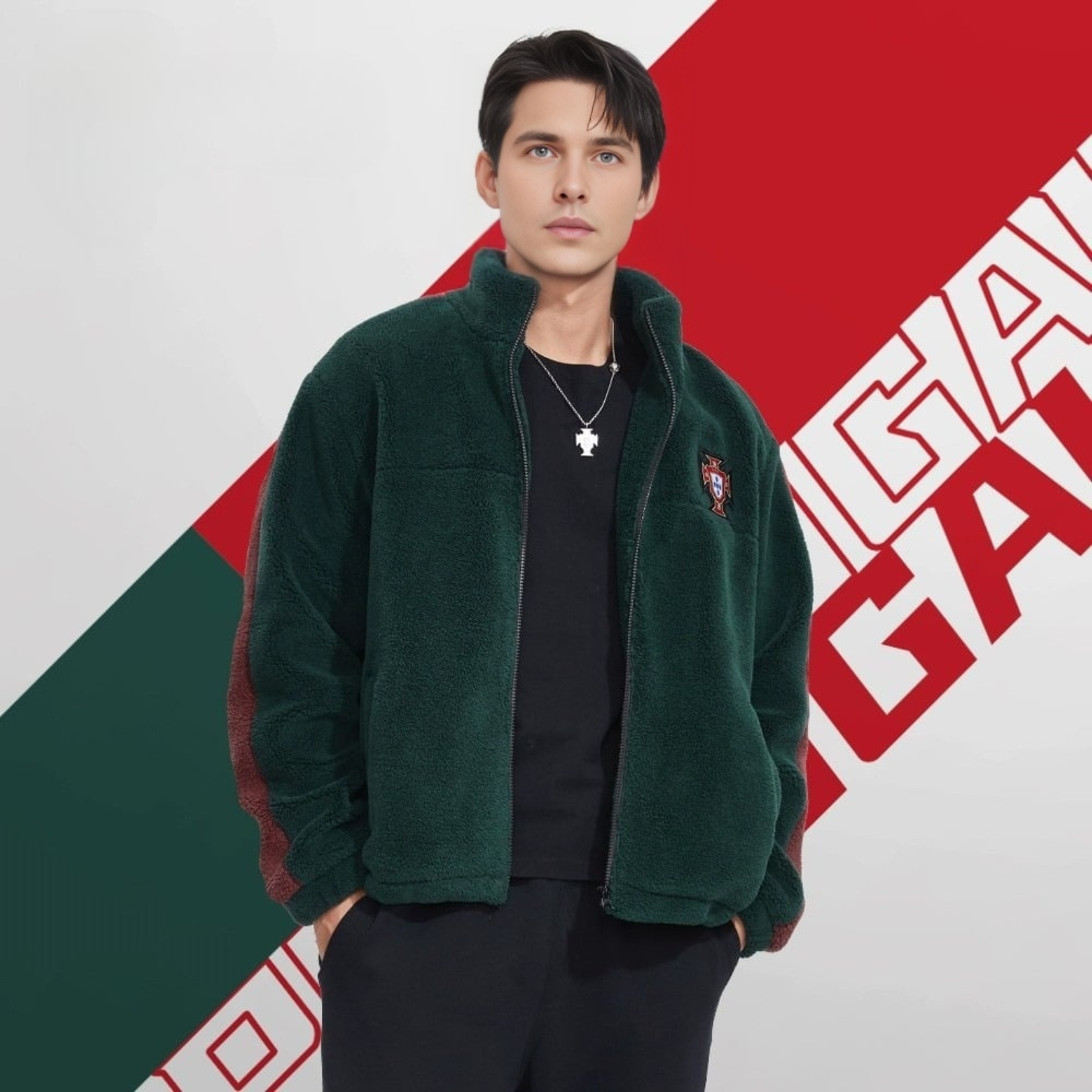 Portugal fleece jacket
