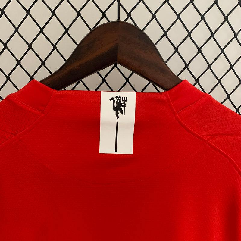 Manchester United 2007-08 Home Retro Long Sleeve