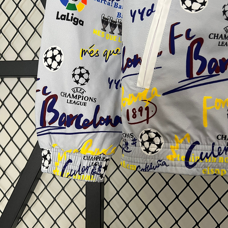 Fc Barcelona 24-25  Windbreaker Reversible