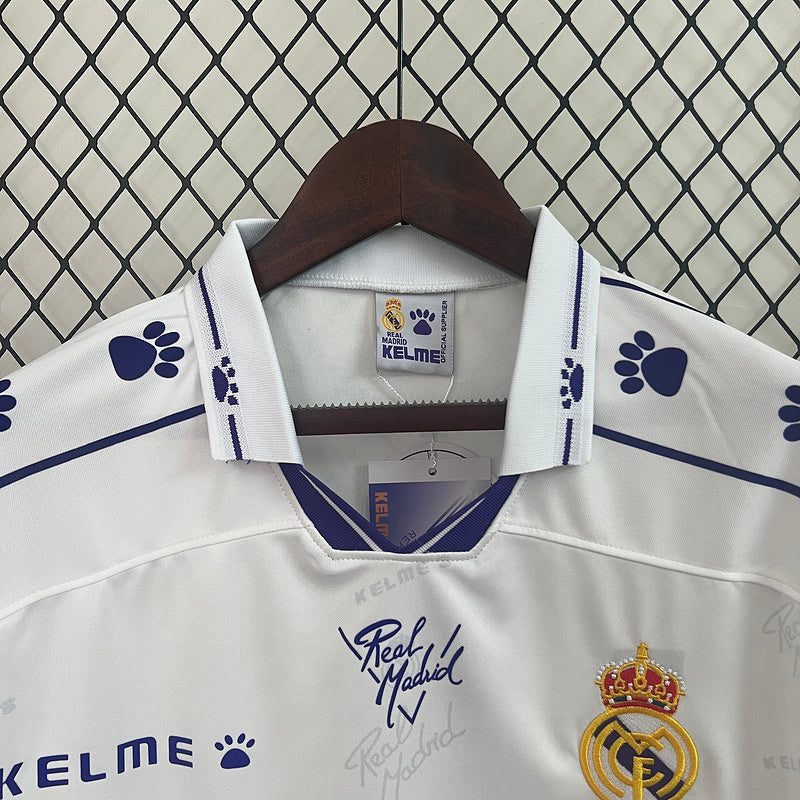 Real Madrid 94-96 Home Retro Long Sleeve