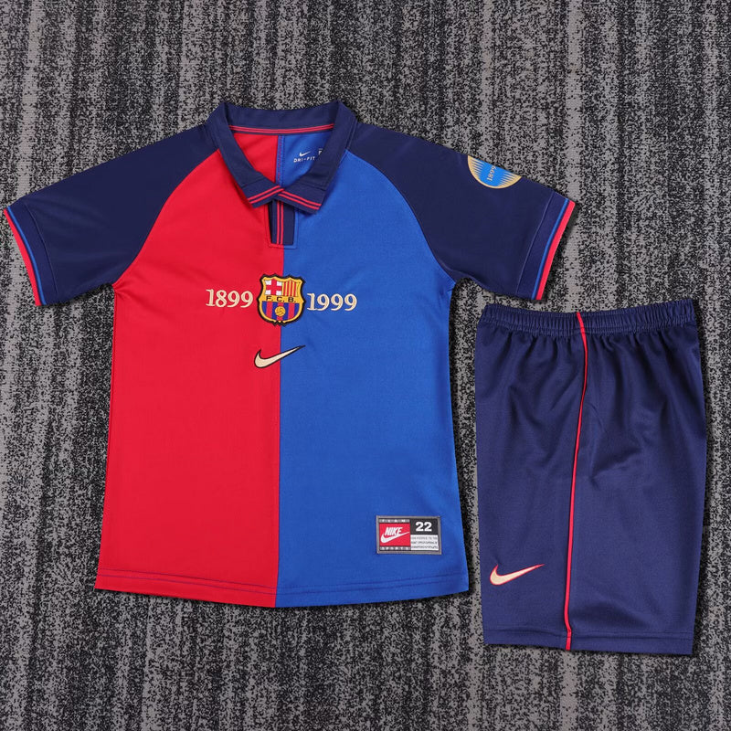 Barcelona 99-00 Home Retro Kids
