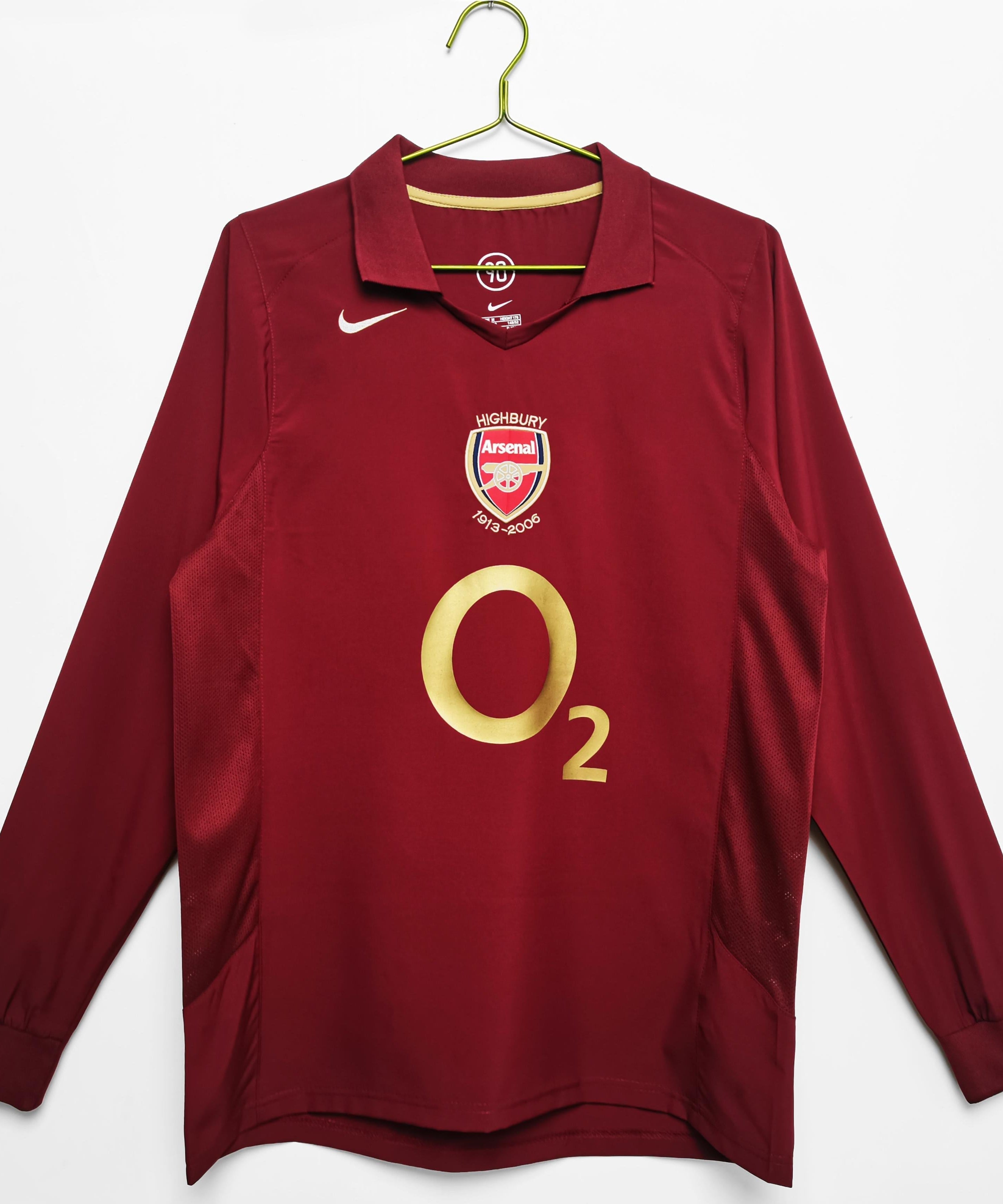 Arsenal 2005-2006 Long Sleeve Home Kit