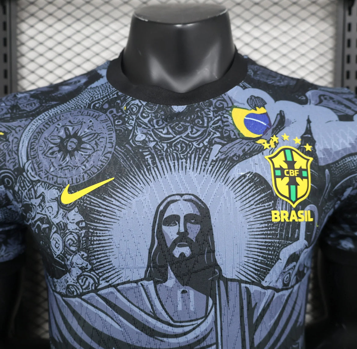 Brazil Football Jersey | Blue Jesus Special Kit | Malgane