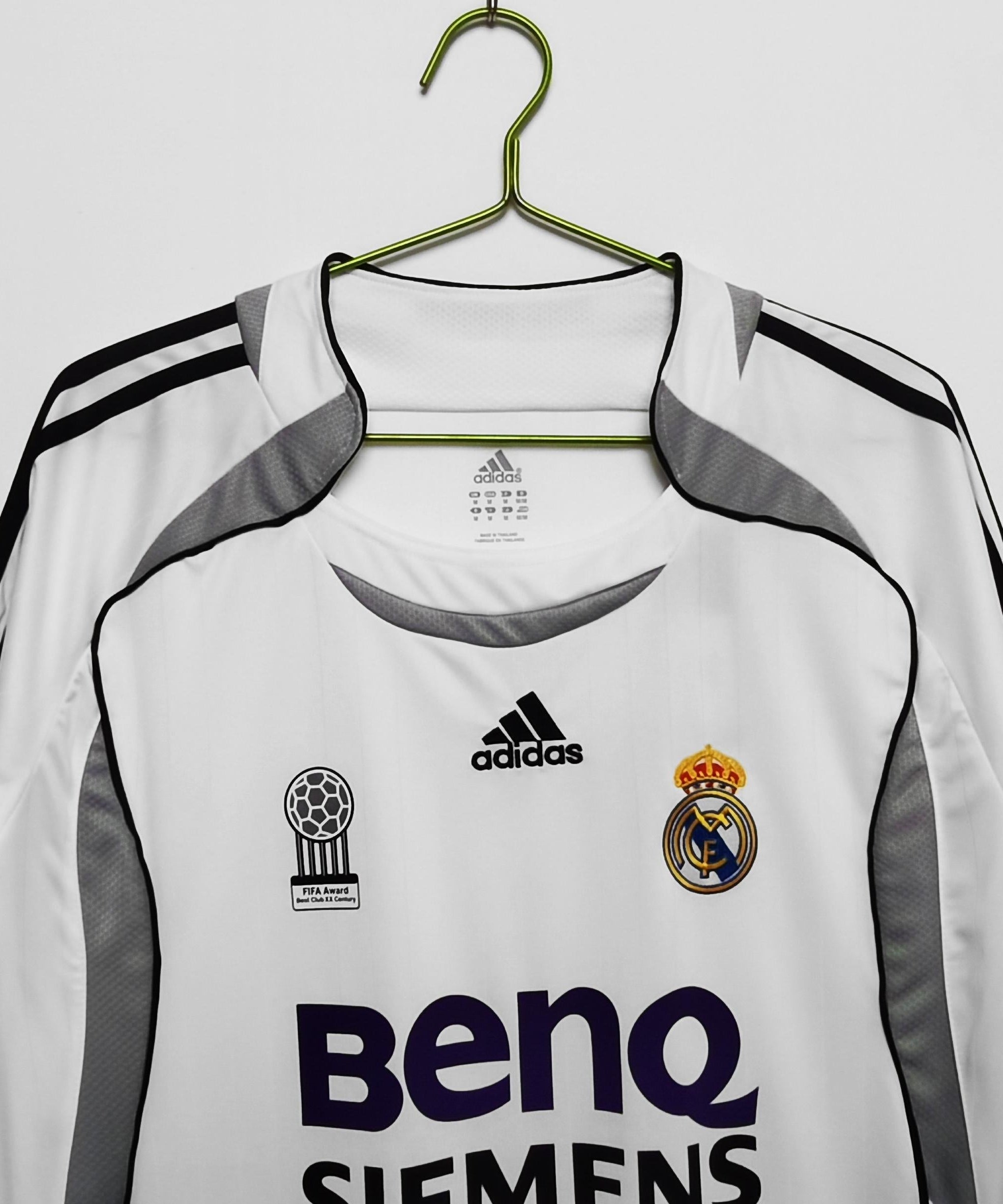 Real Madrid 2006-2007 Long Sleeve Home Kit