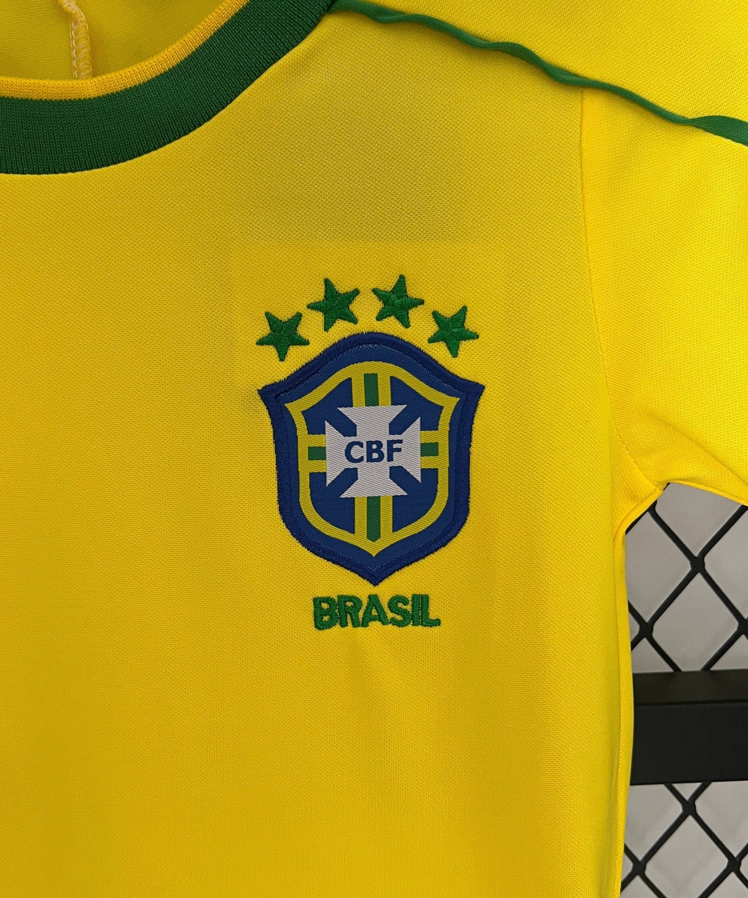 Brazil 1988 Home Jersey Kids