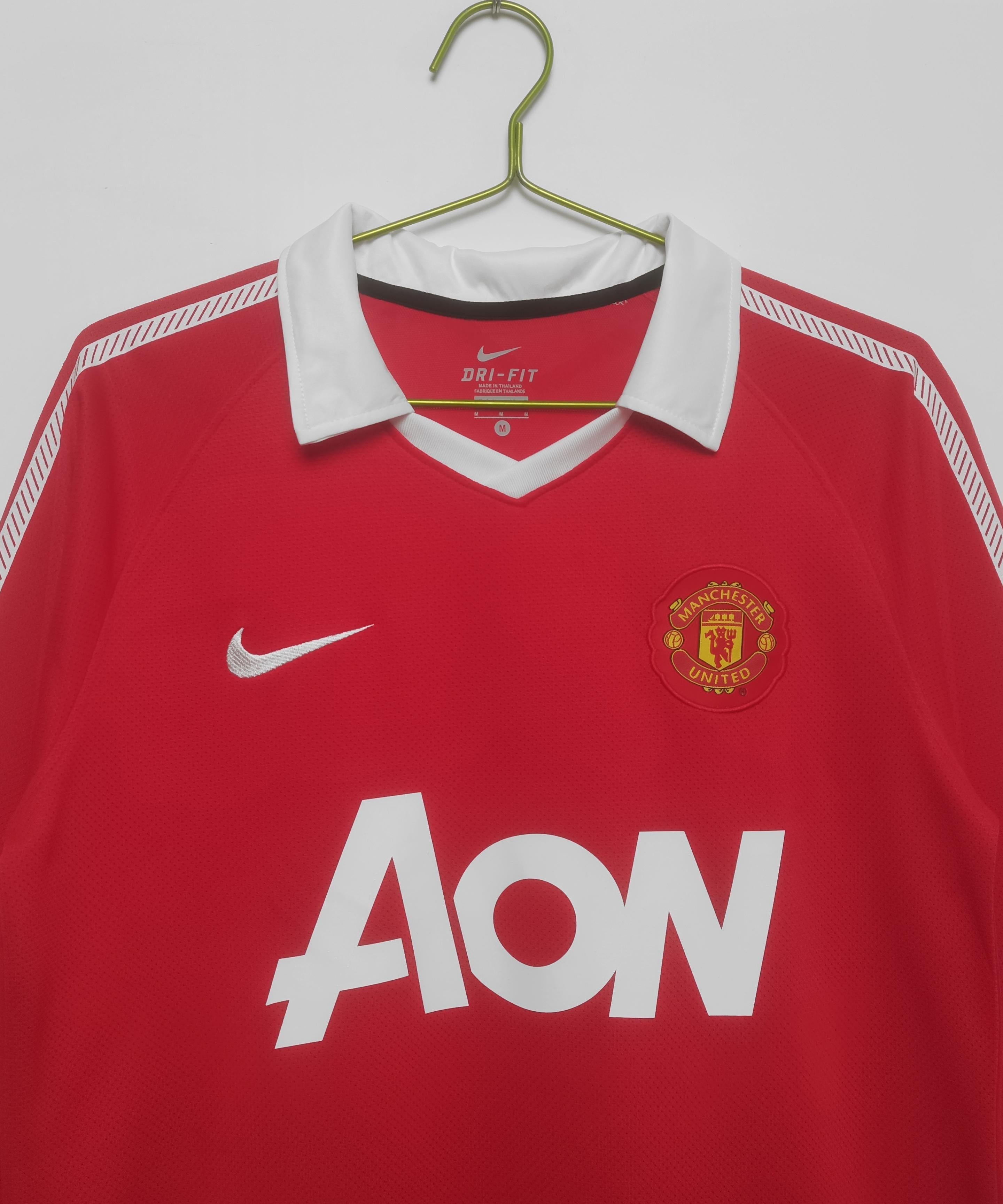 Manchester United 2010-2011 Home Kit Long Sleeve