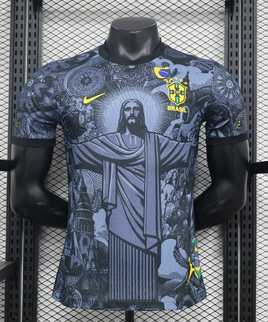 Brazil Football Jersey | Blue Jesus Special Kit | Malgane