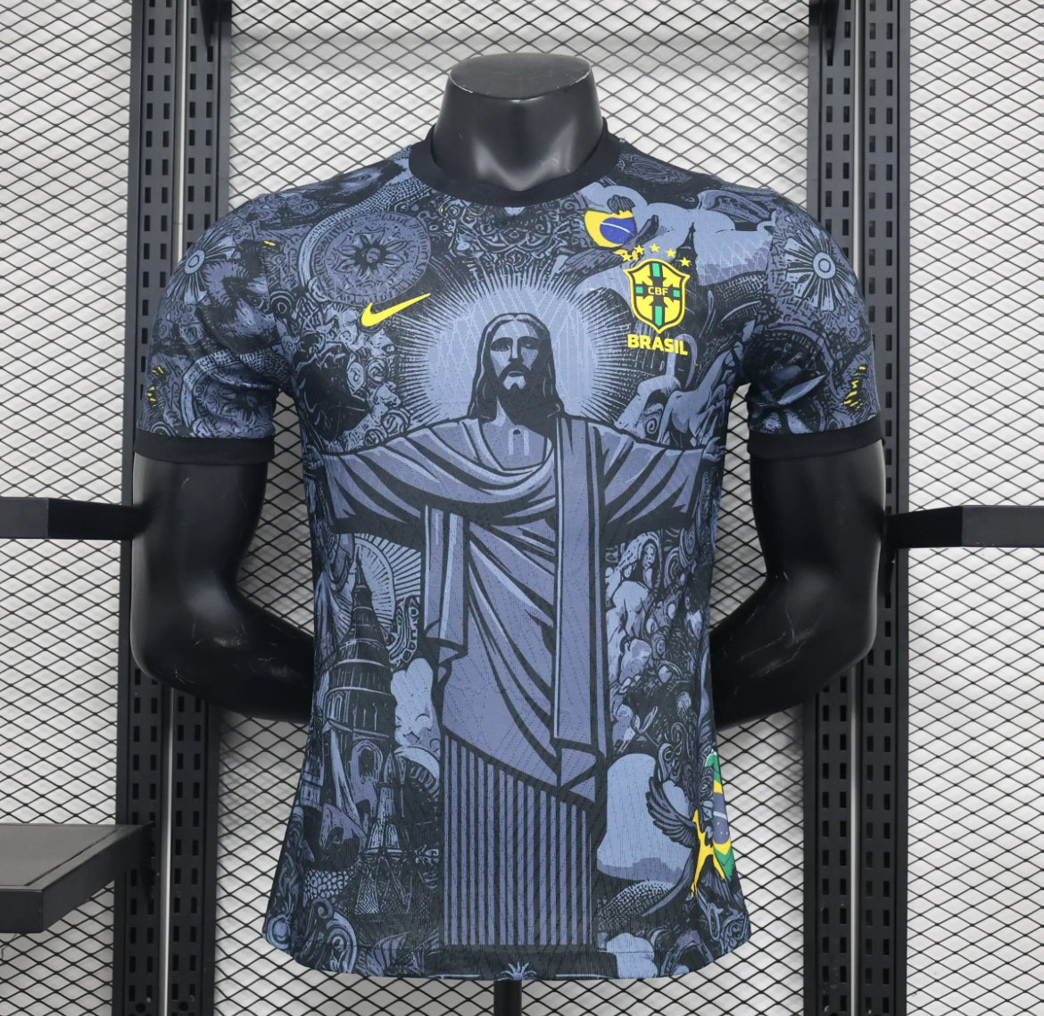 Brazil Football Jersey | Blue Jesus Special Kit | Malgane