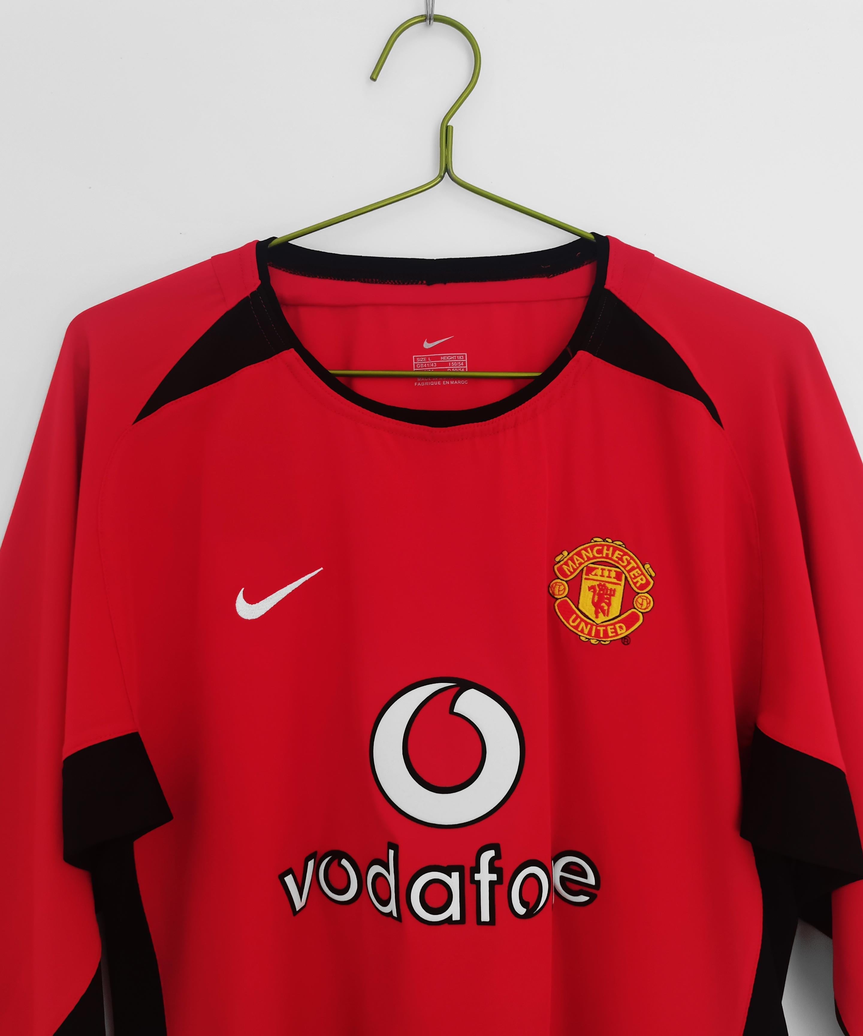Manchester United 2003-2004 Long Sleeve Home Kit