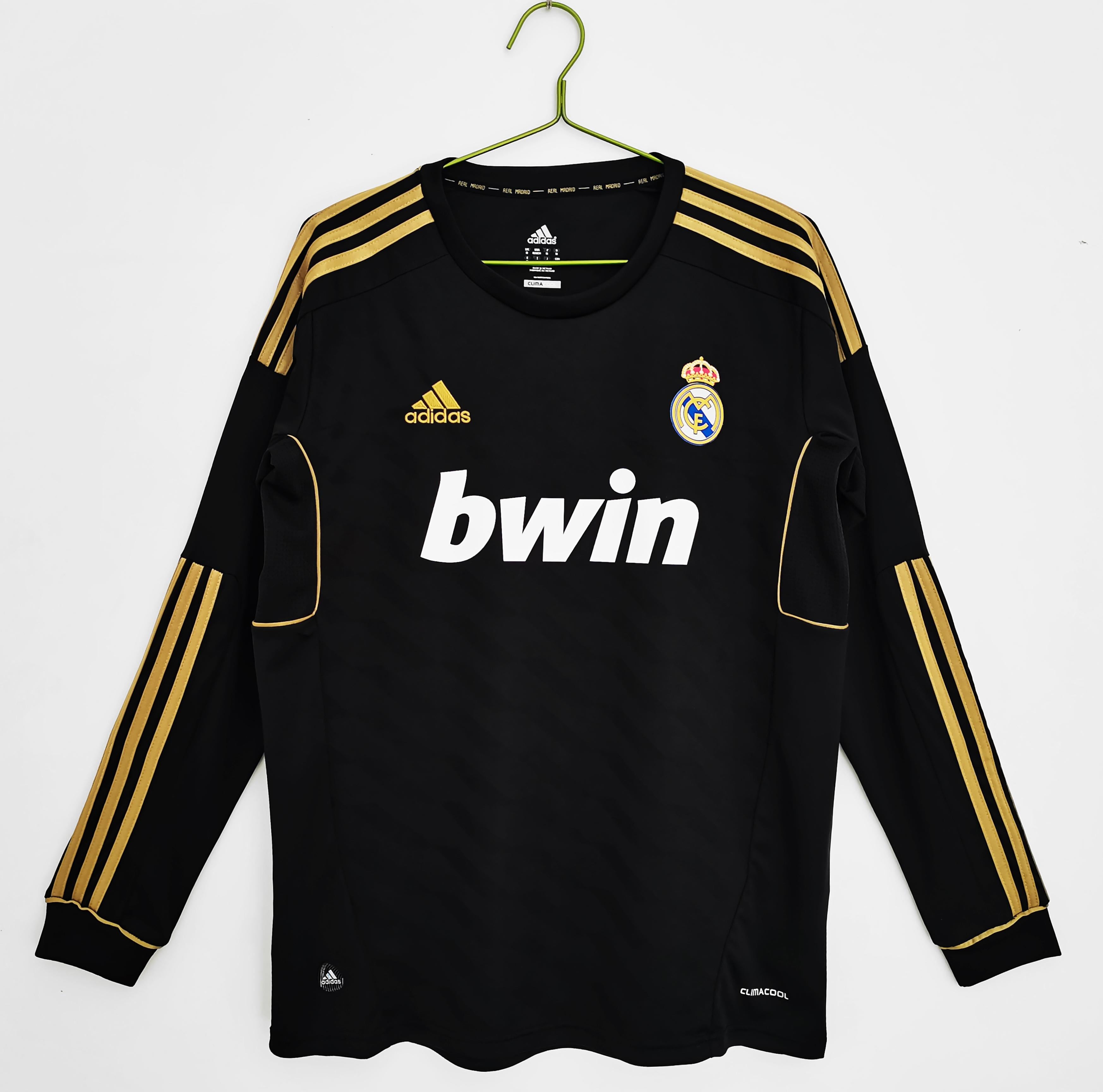 Real Madrid 2012-2013 Long Sleeve Away Kit Retro
