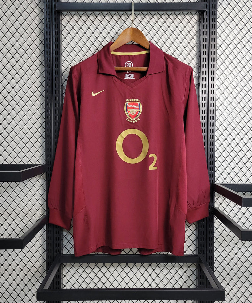 Arsenal 2005-2006 Home Kit Long Sleeve