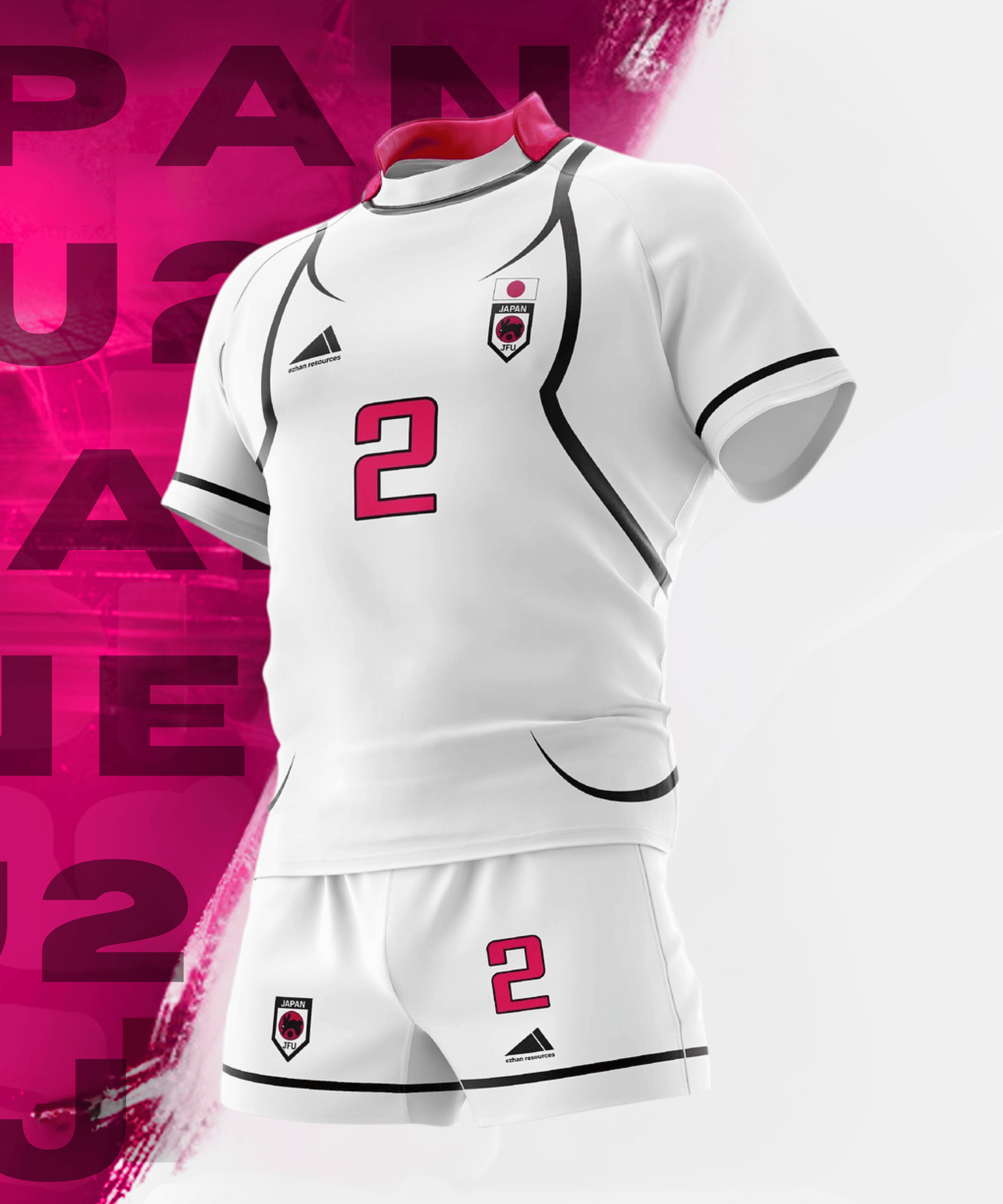 Blue Lock Jersey - U20 Japan Home Kit (FULL COSPLAY)