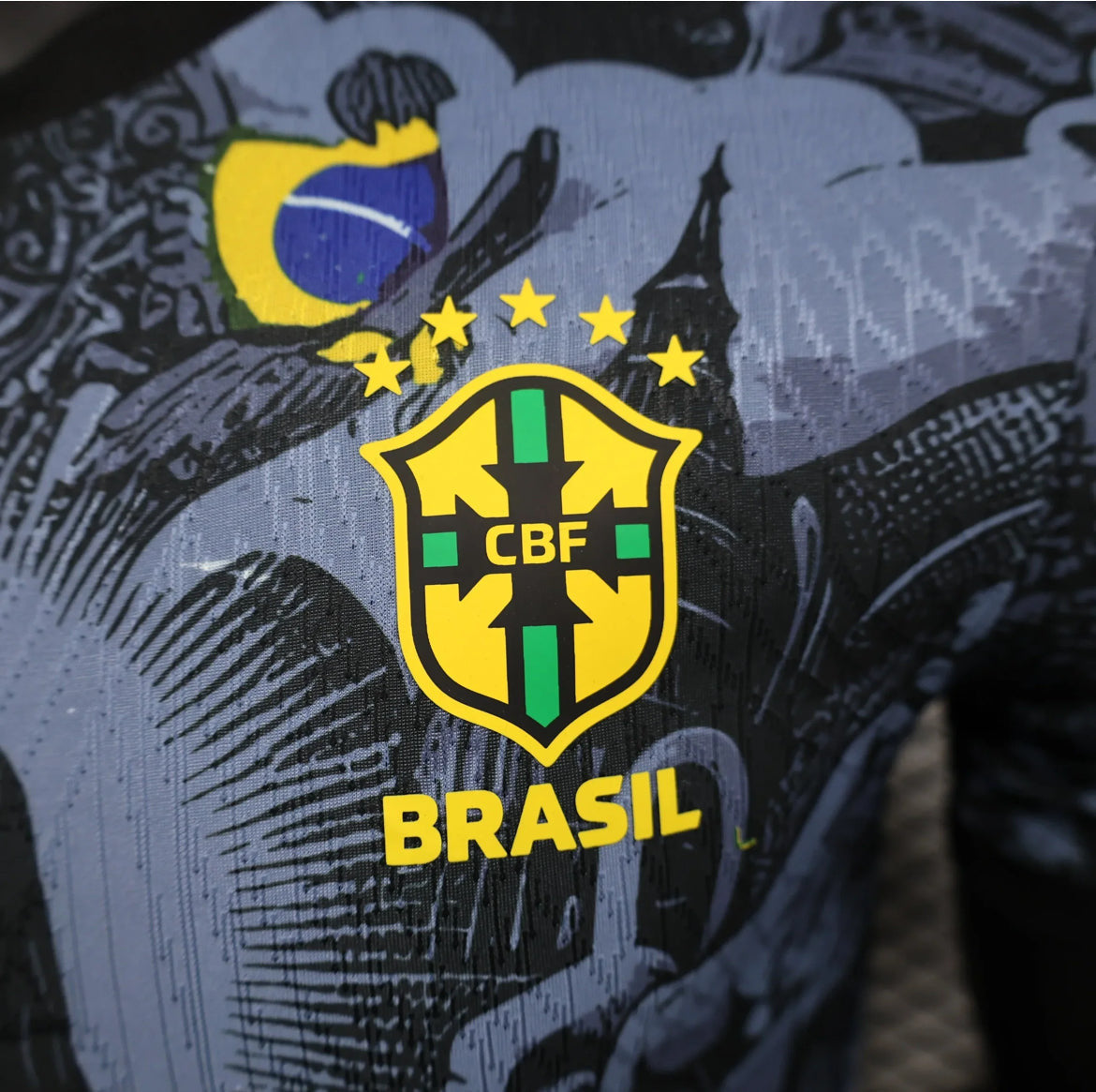 Brazil Football Jersey | Blue Jesus Special Kit | Malgane
