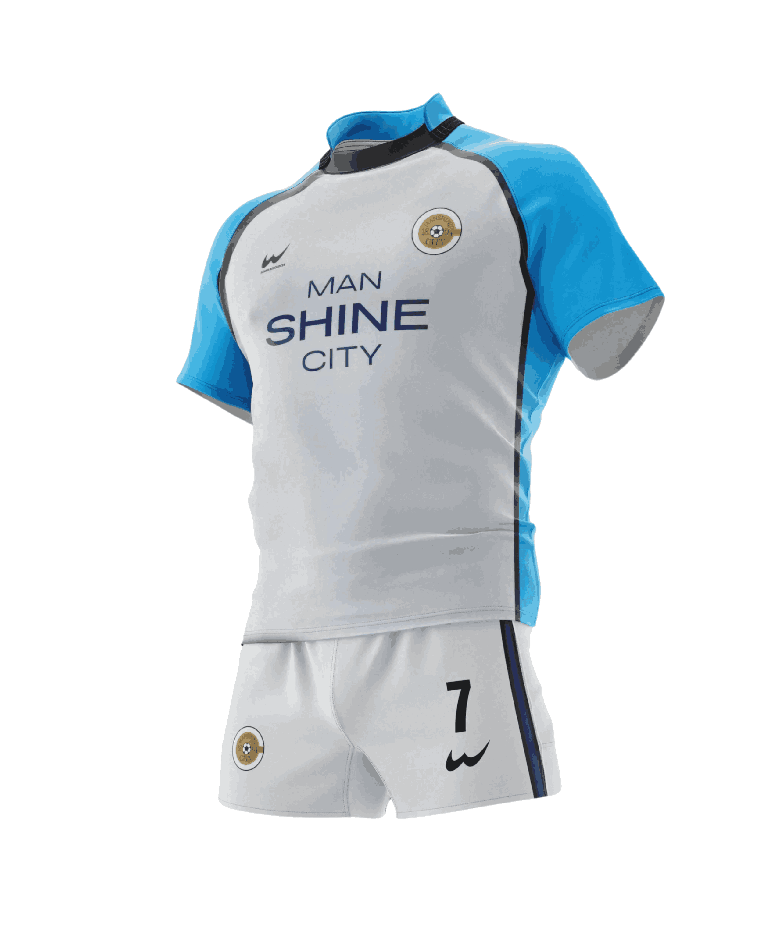 Blue Lock Jersey - Manchine City (FULL COSPLAY)