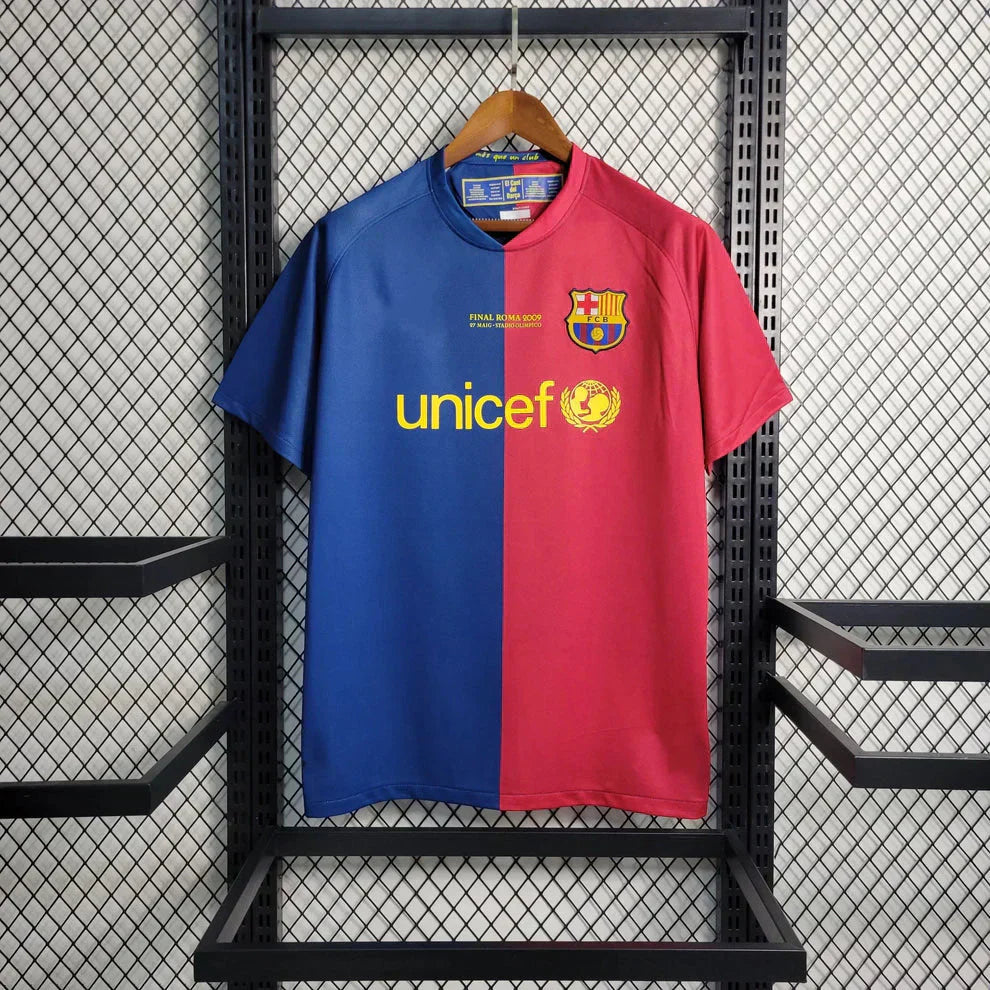 Barca 2009 Jersey | 2009 UCL Final Retro Kit | Malgane