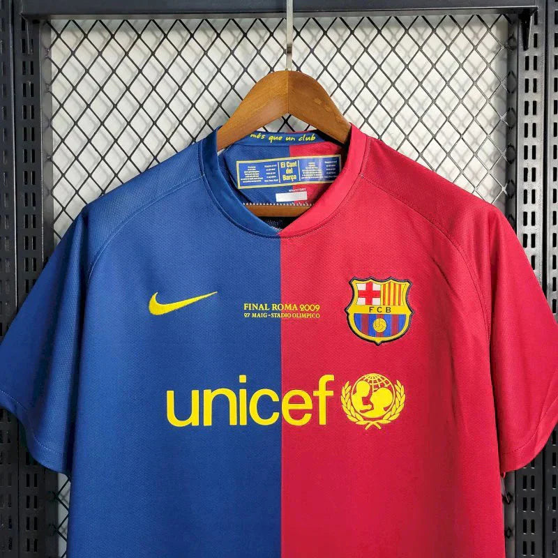 Barca 2009 Jersey | 2009 UCL Final Retro Kit | Malgane