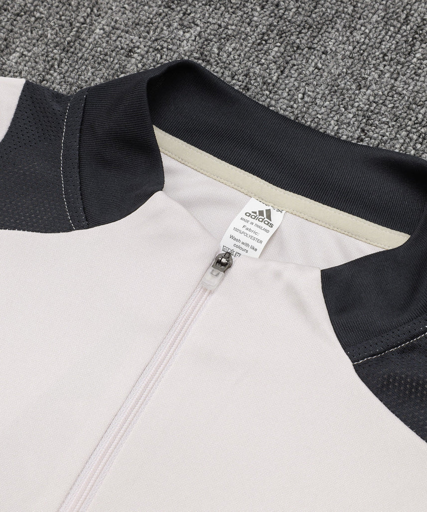 Real Madrid Grey and Beige Tracksuit