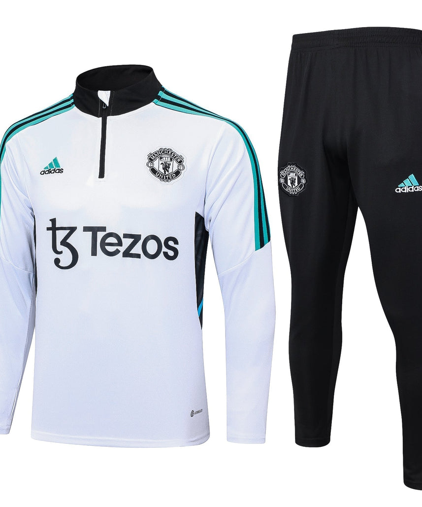 Manchester United Black and White Tracksuit