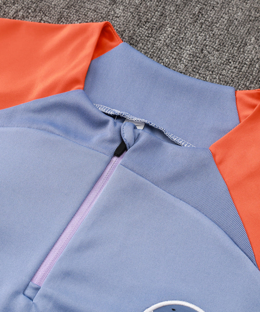 Inter Milan Light Blue and Orange Tracksuit