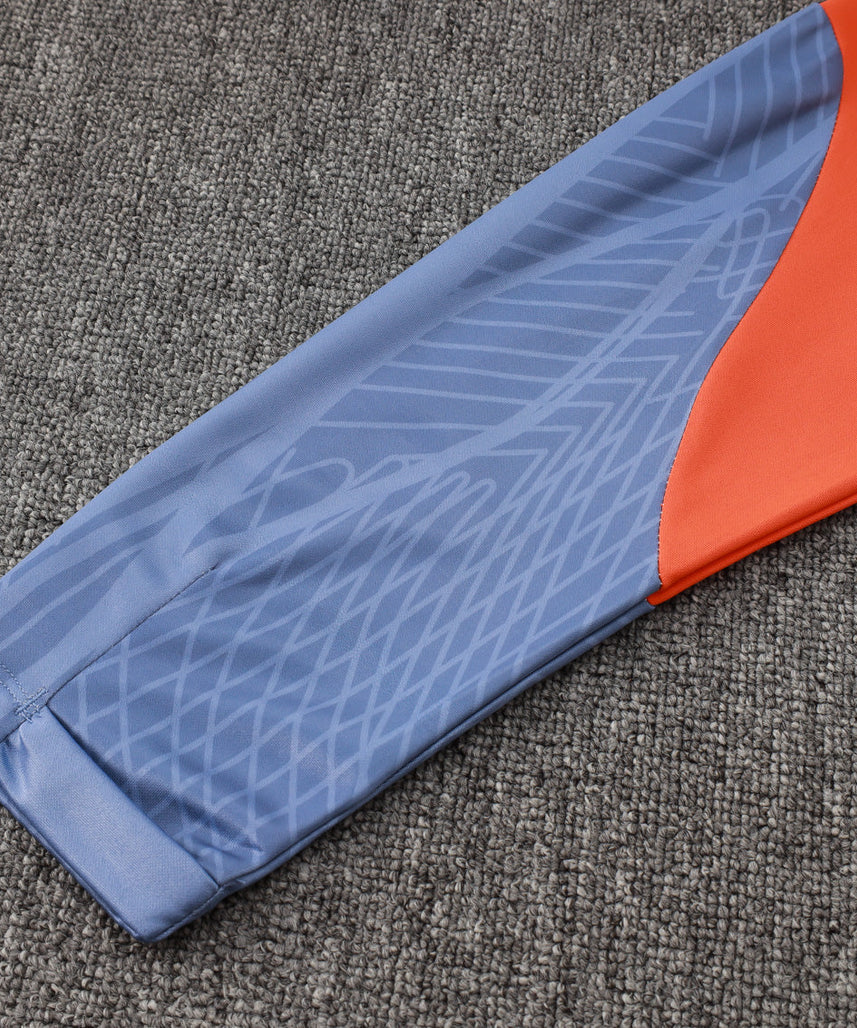 Inter Milan Light Blue and Orange Tracksuit