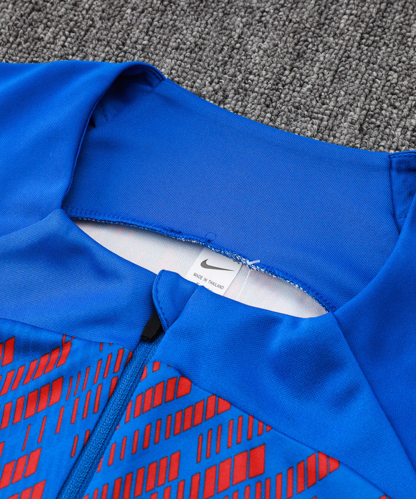 FC Barcelona Dark Blue and Blue Tracksuit