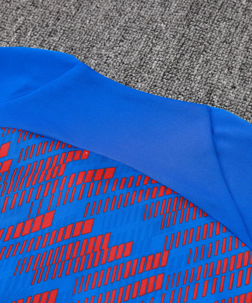 FC Barcelona Dark Blue and Blue Tracksuit