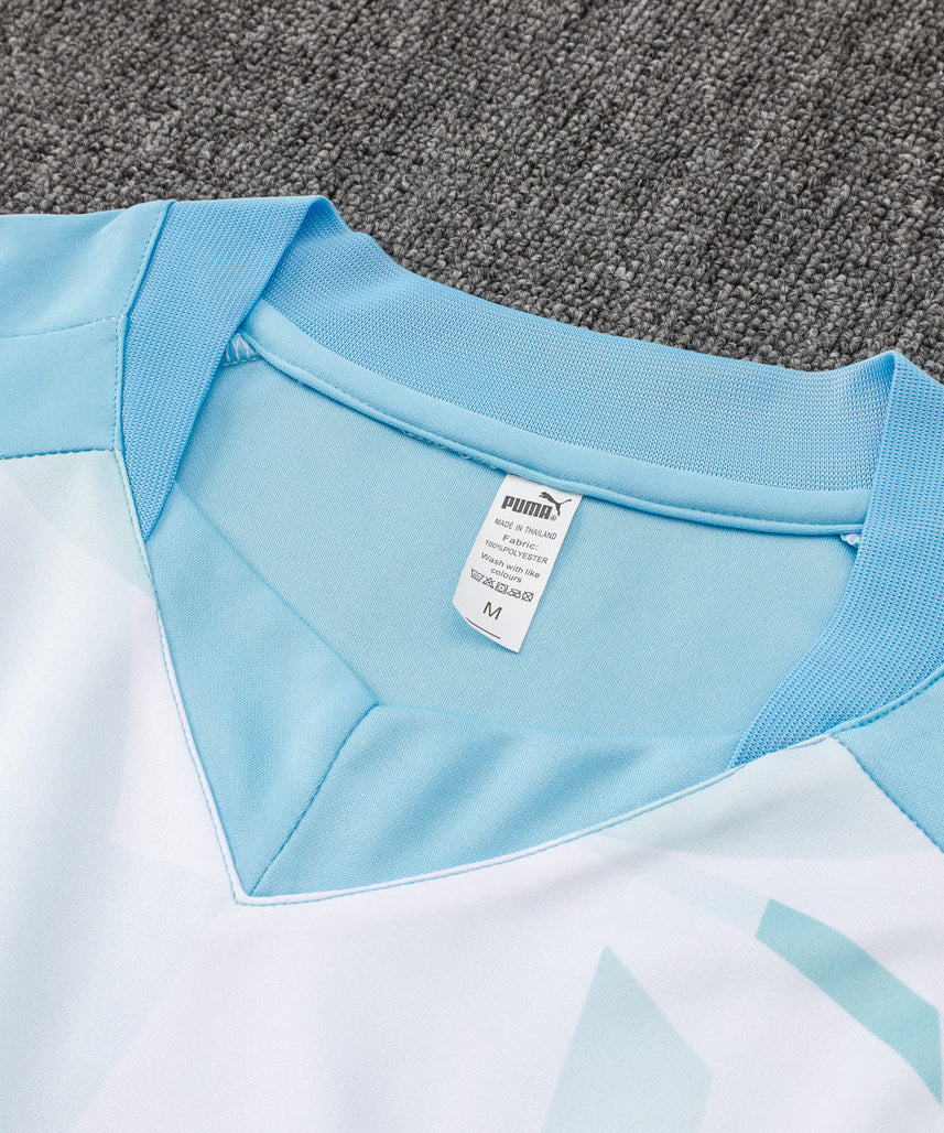 Manchester City White and Blue Tracksuit