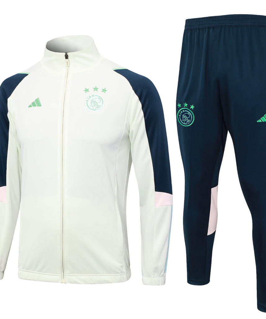 Ajax Dark Blue and White Tracksuit