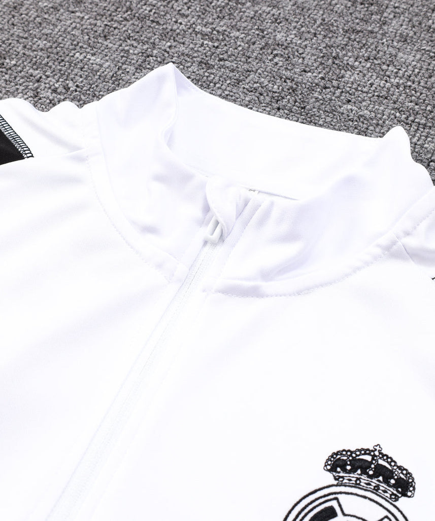 Real Madrid Black and White Tracksuit IV