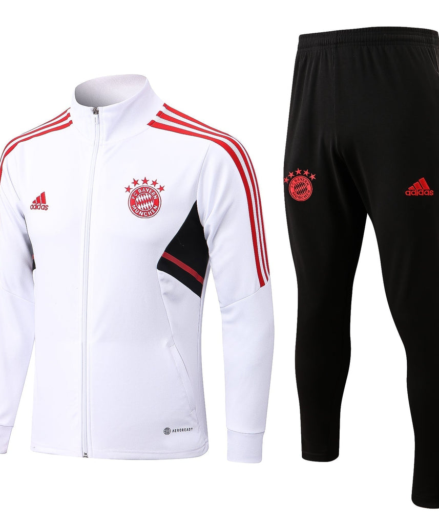 Bayern Munchen Black and White Tracksuit