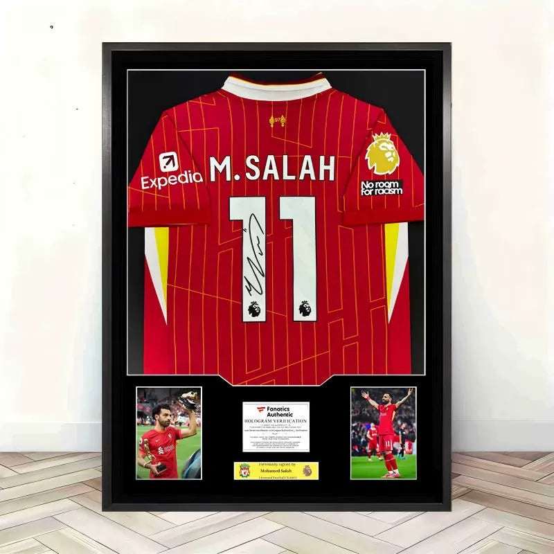 Salah Liverpool Framed Signed Jersey