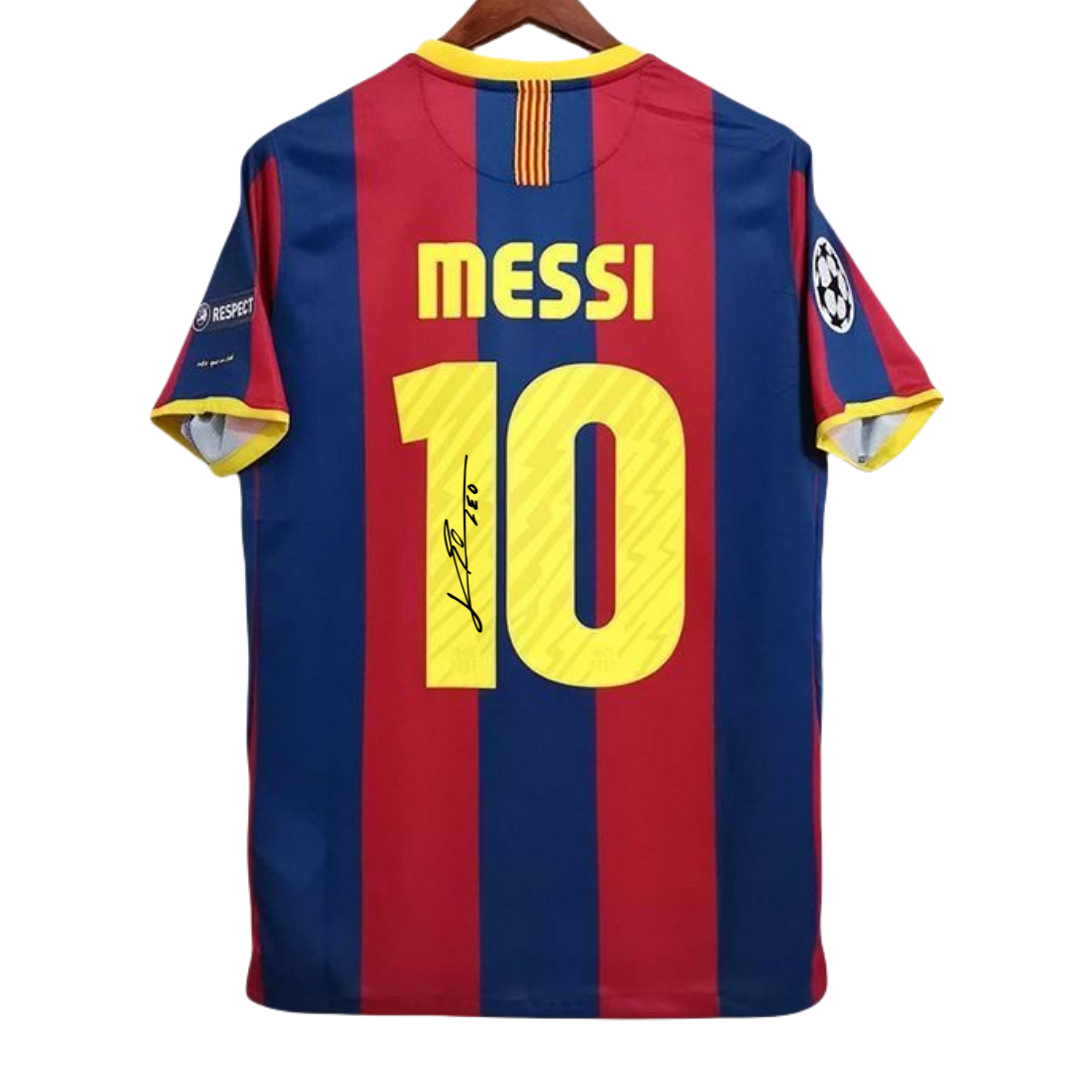 Messi 10-11 Barcelona Signed Jersey