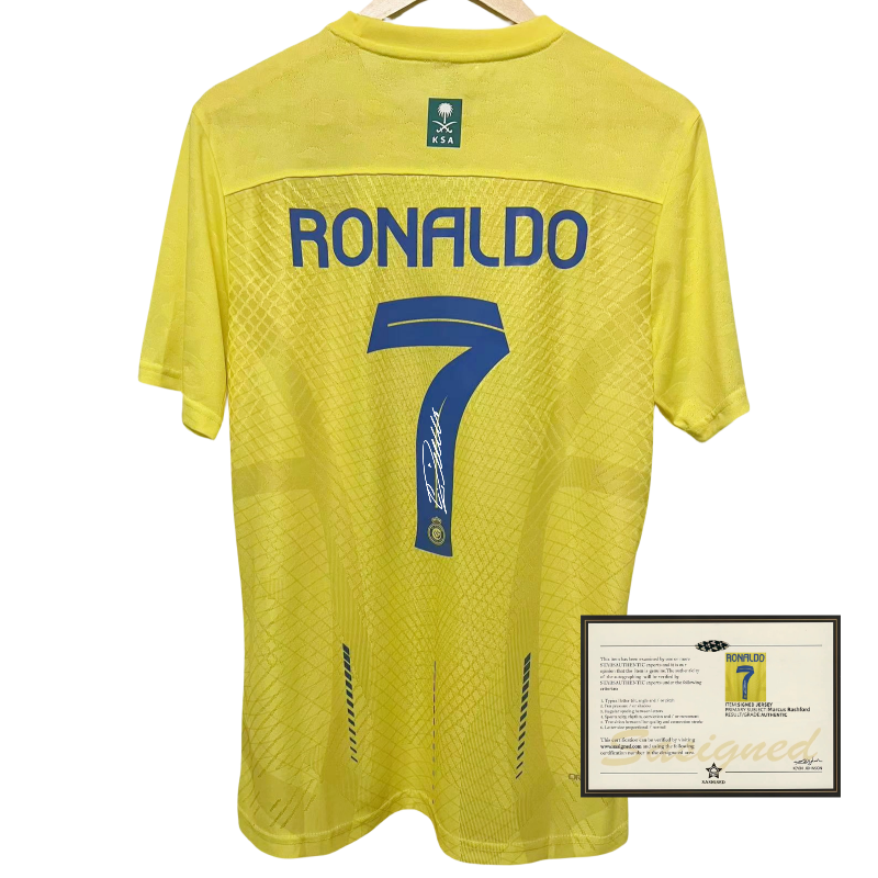 Ronaldo Al Nassr 23-24 Signed Jersey