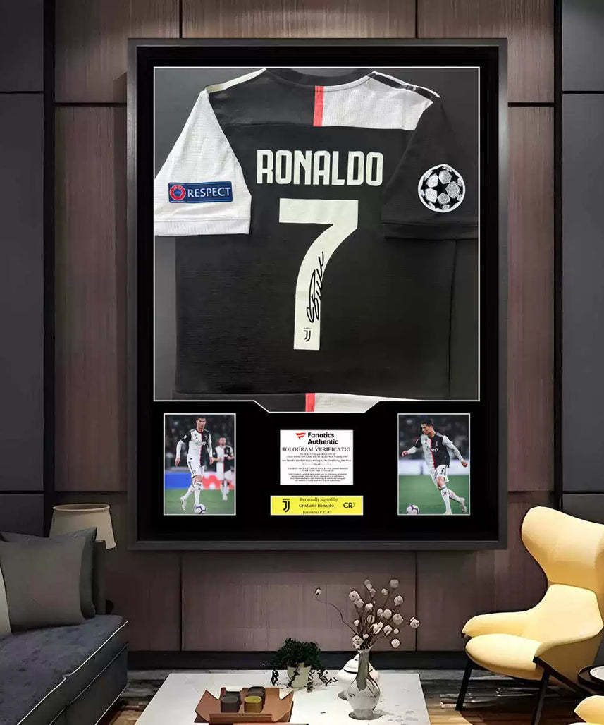 Ronaldo Juventus  Framed Signed Jersey