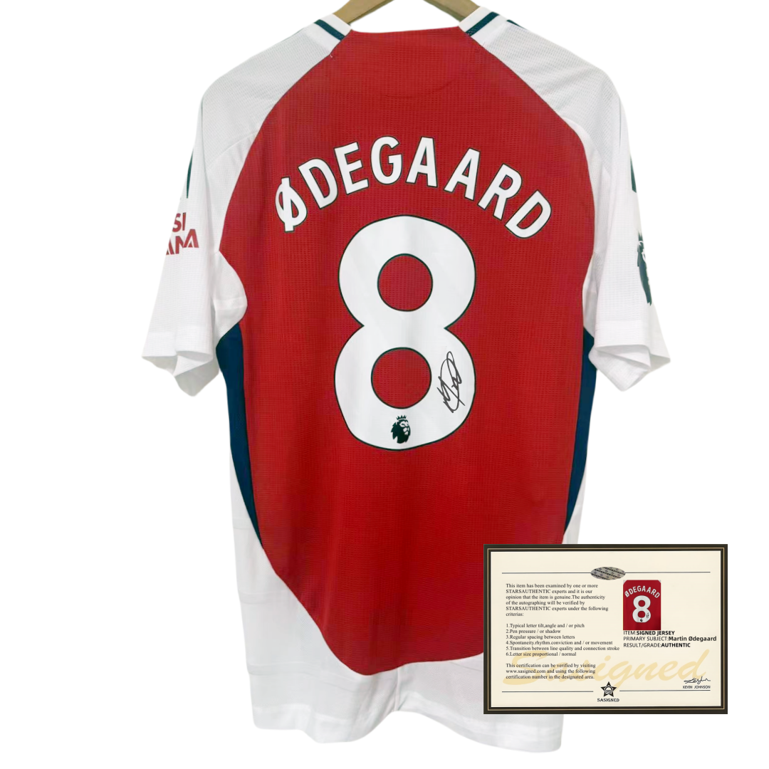 Ødegaard Arsenal 24-25 Signed Jersey