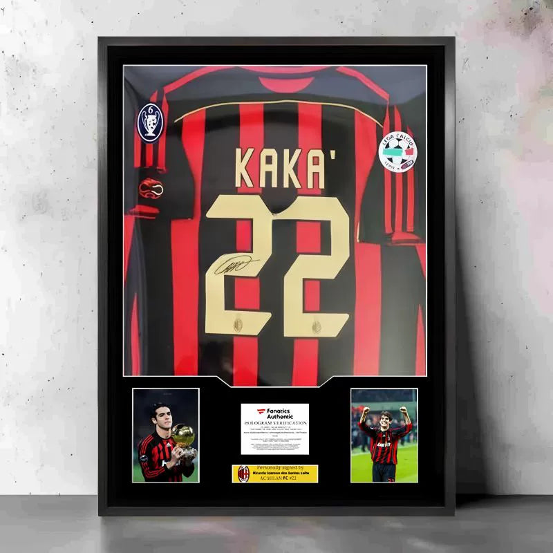 KAKA AC Milan Framed Signed Jersey
