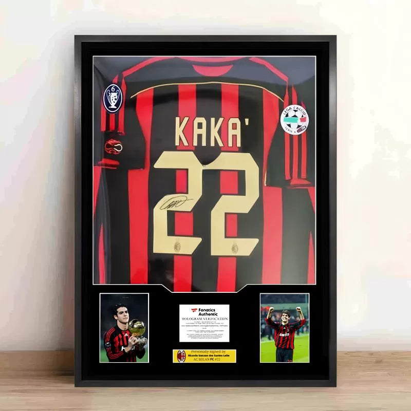 KAKA AC Milan Framed Signed Jersey