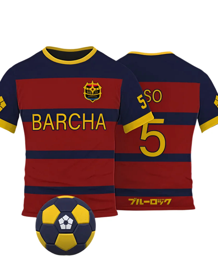 Blue Lock Jersey -  FC Barcha Home Kit