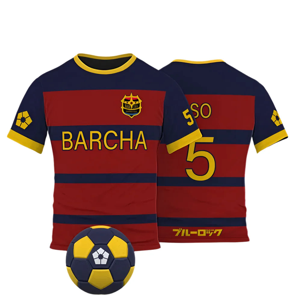 Blue Lock Jersey -  FC Barcha Home Kit