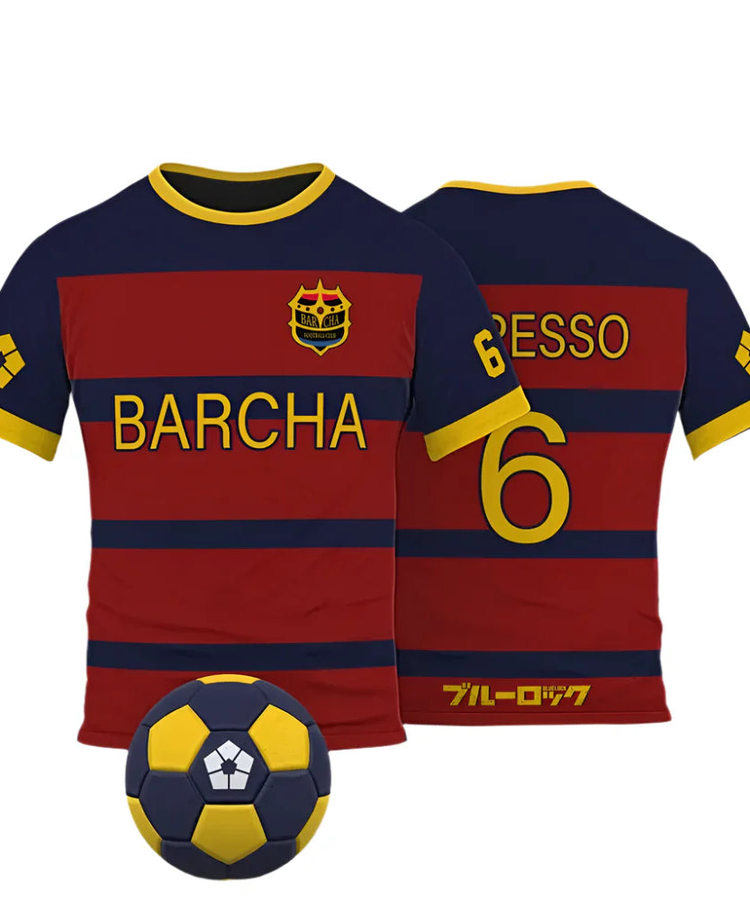 Blue Lock Jersey -  FC Barcha Home Kit