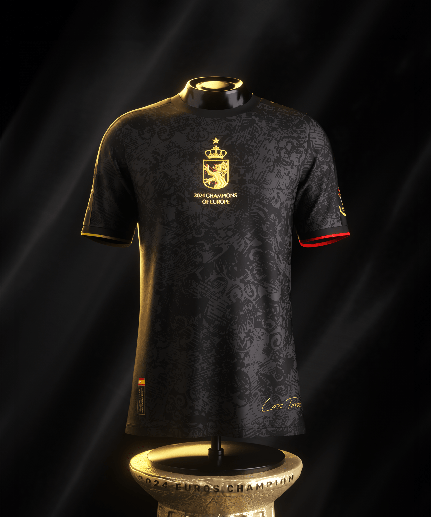 Spain 2024 Euros Champion Jersey (Los Toros)