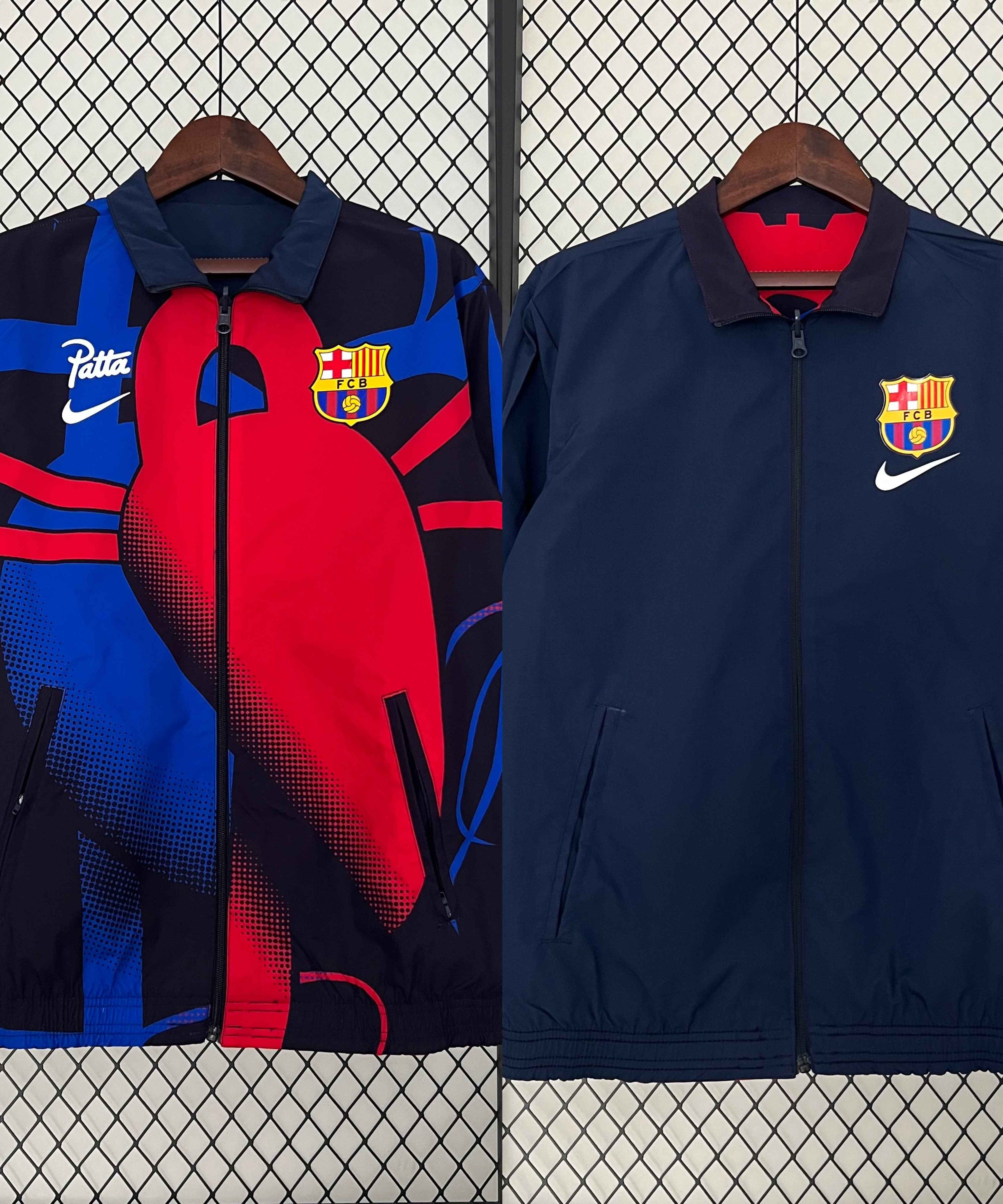 Fc Barcelona 23-24 Windbreaker Reversible