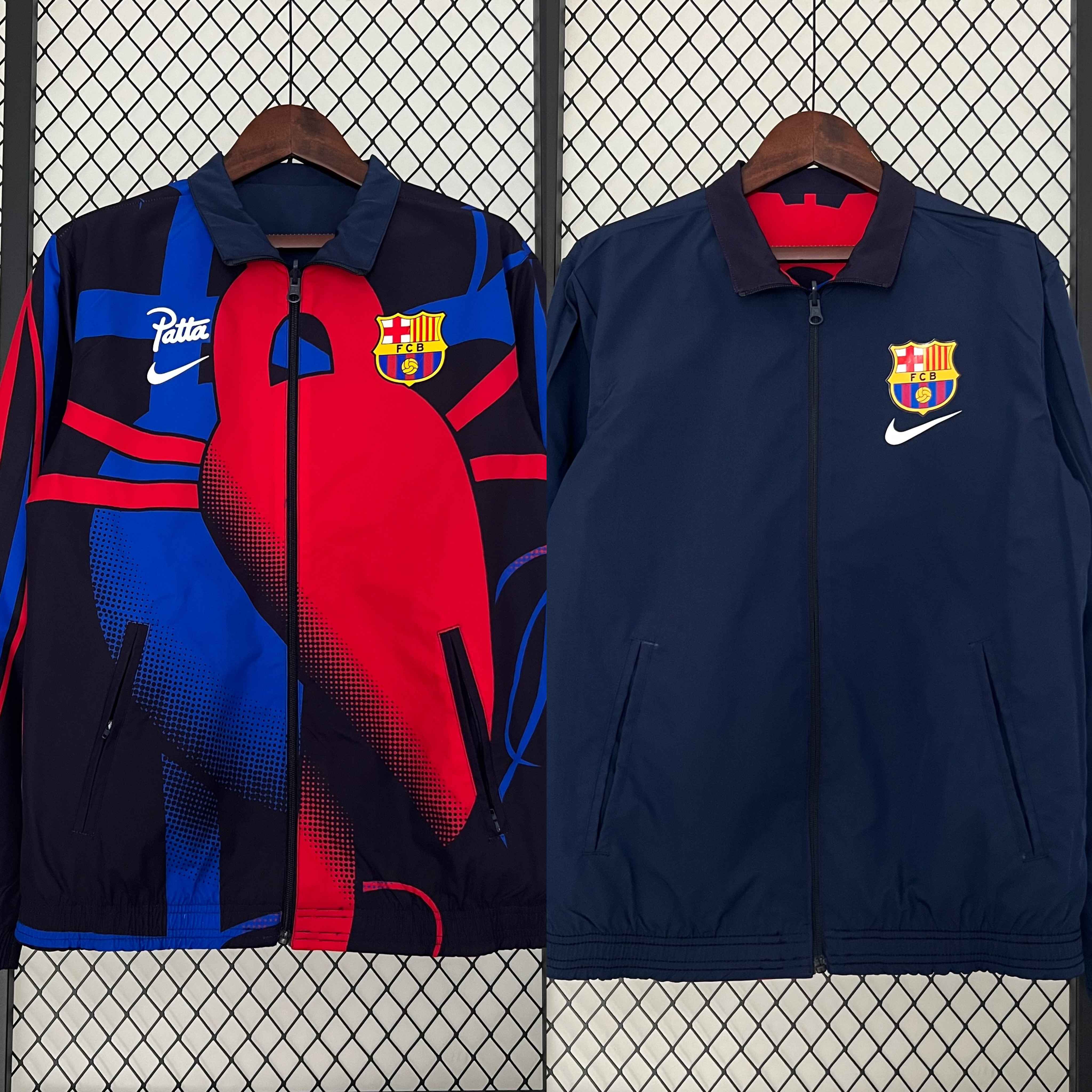 Fc Barcelona 23-24 Windbreaker Reversible