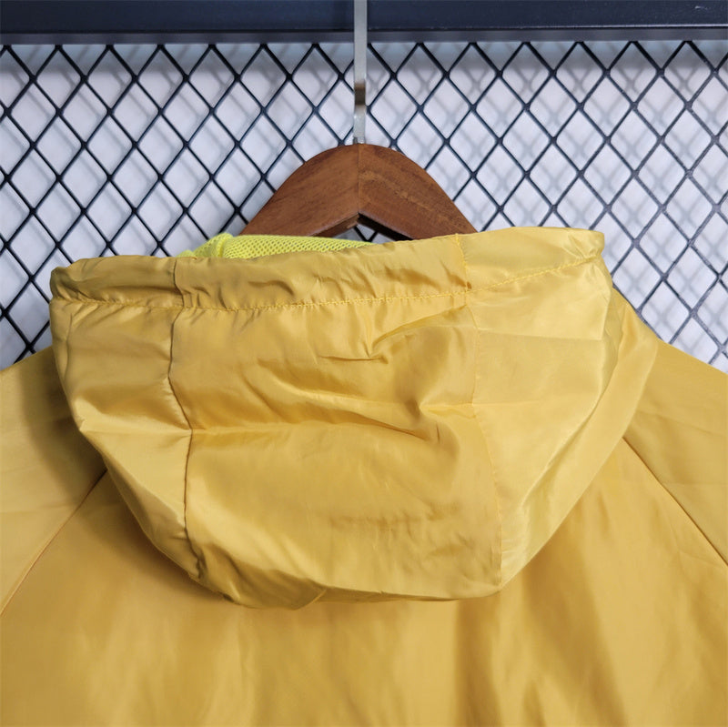 Barcelona 23-24 Windbreaker Royal Blue Yellow