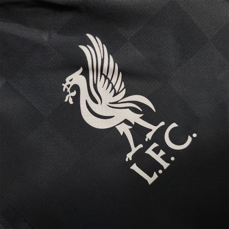 Liverpool 23-24  Black & Gray Windbreaker