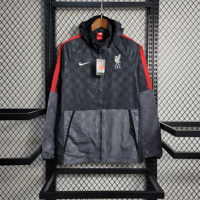 Liverpool 23-24  Black & Gray Windbreaker