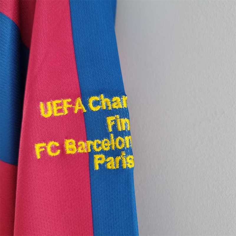Barcelona 05-06 Long Sleeve Home Retro Kit